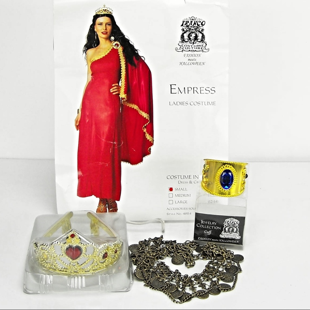 Girls Small (4-6) Empress Halloween Costume New. - Picture 2 of 8